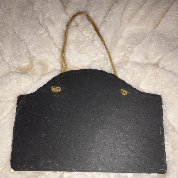 Hanging Slate Chalk Sign - Picture 3 of 3